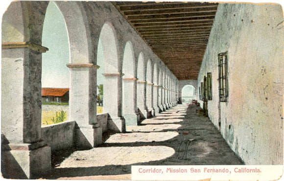 Corridor, Mission San Fernando, CA - Carey's Emporium