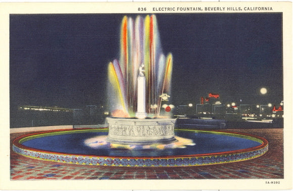 Electric Fountain, Beverly Hills, CA - Carey's Emporium