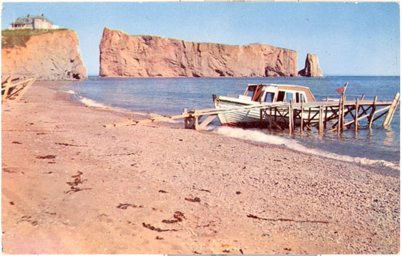 Perce Rock from South Beach, Canada - Carey's Emporium