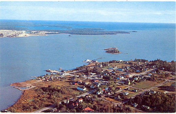 DeTour, Michigan, showing the Dolomite Quarry on Drummand Island, MI - Carey's Emporium
