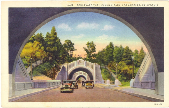 Boulevard Thru Elysian Park, Los Angeles, CA - Carey's Emporium