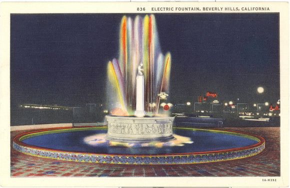 Electric Fountain, Beverly Hills, CA - Carey's Emporium