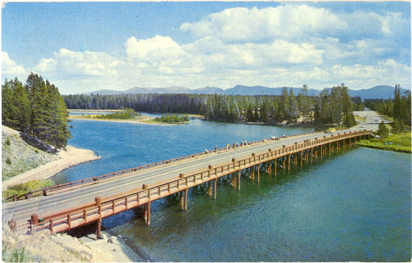 Fishing Bridge, Yellowstone Lake, Yellowstone National Park - Carey's Emporium
