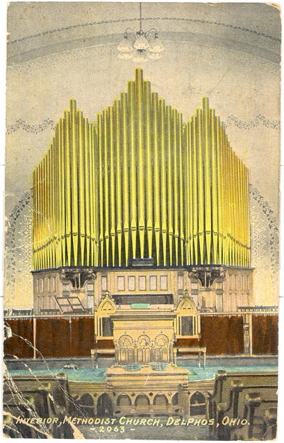 Interior, Methodist Church, Delphos, OH - Carey's Emporium