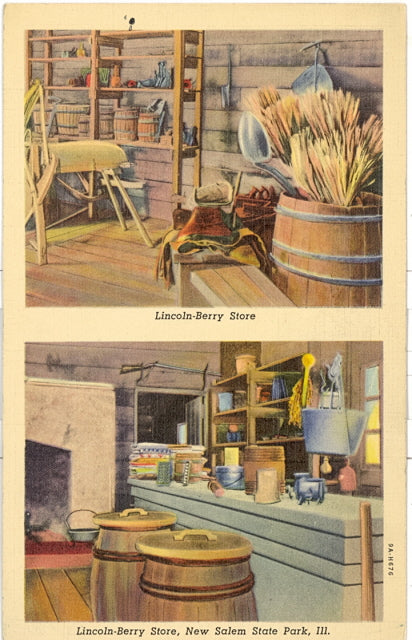 Lincoln-Berry Store, New Salem State Park, IL - Carey's Emporium