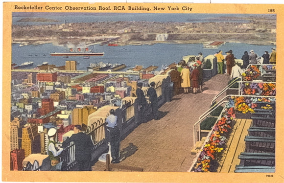Rockefeller Center Observation Roof, RCA Building, New York, NY - Carey's Emporium