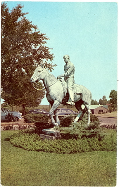 Riding Into The Sunset, Will Rogers Statue, Claremore, OK - Carey's Emporium