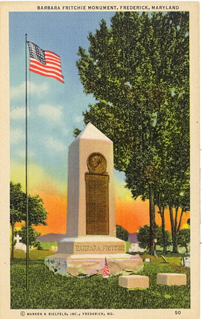 Barbara Fritchie Monument, Frederick, MD - Carey's Emporium
