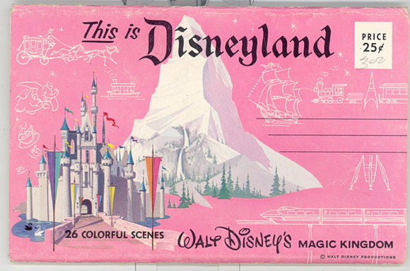 This is Disneyland Souvenir Folder - Carey's Emporium
