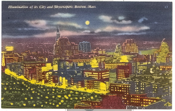 Illumination of its City and Skyscrapers, Boston, MA - Carey's Emporium