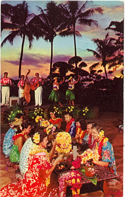 Luau At Sunset, Hawaii - Carey's Emporium