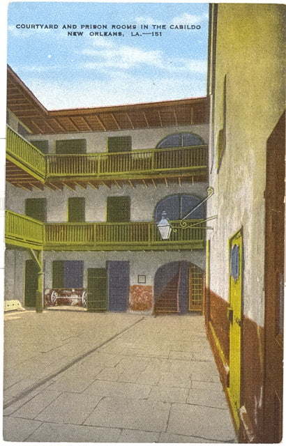 Courtyard and Prison Rooms in the Cabildo, New Orleans, LA - Carey's Emporium