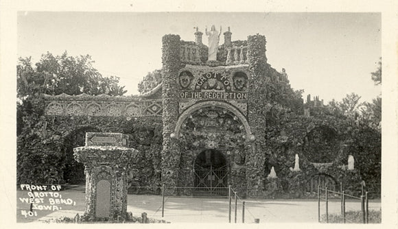 Front of Grotto, West Bend, IA - Carey's Emporium