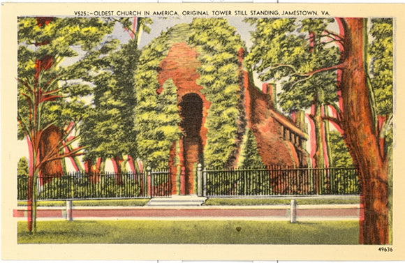 Oldest Church in America, Jamestown, VA - Carey's Emporium