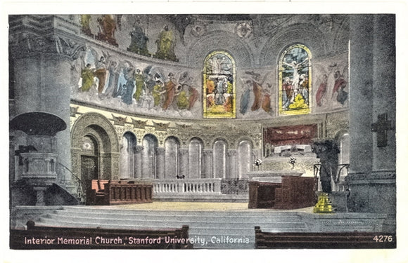 Interior Memorial Church, Stanford University, CA - Carey's Emporium