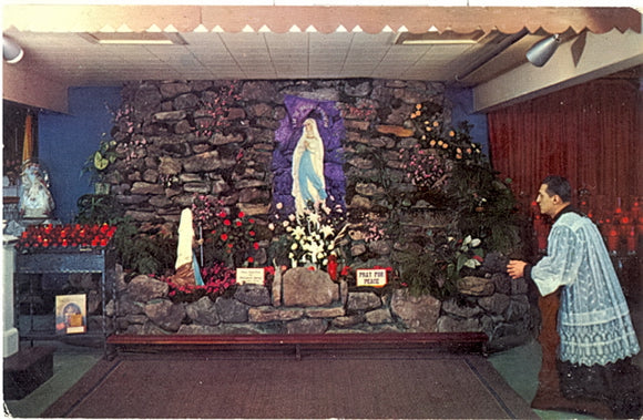 Grotto in Our Lady of Lourdes Chapel at Roadside America, Shartlesville, PA - Carey's Emporium