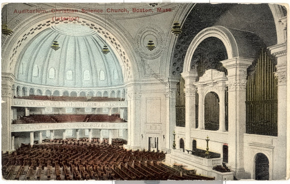 Auditorium, Christian Science Church (Interior), Boston, MA - Carey's Emporium