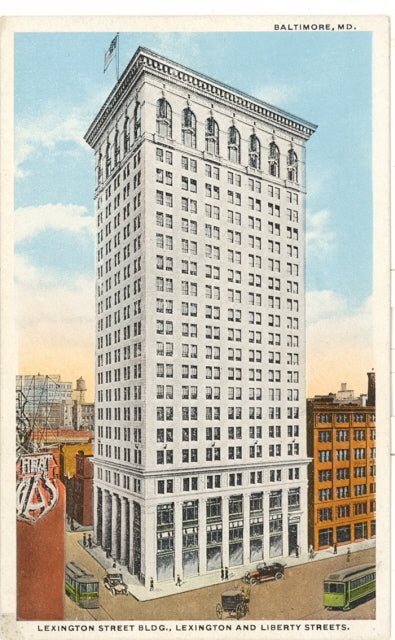 Lexington Street Building, Lexington and Liberty Streets, Baltimore, MD - Carey's Emporium