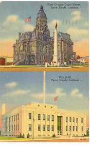 Vigo County Court House and City Hall, Terre Haute, IN - Carey's Emporium