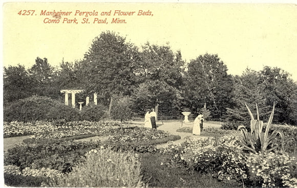Manheimer Pergola and Flower Beds, Como Park, St. Paul, MN - Carey's Emporium