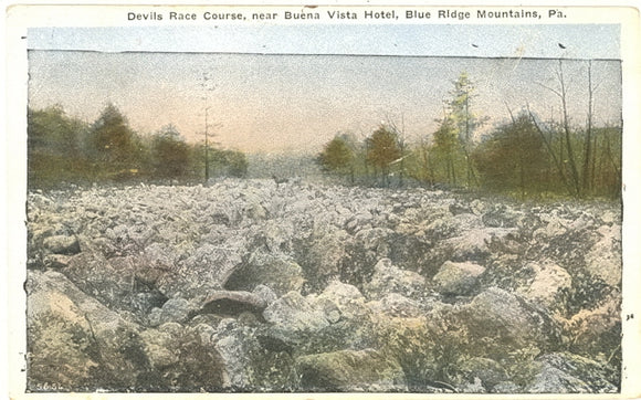 Devils Race Course, near Buena Vista Hotel, Blue Ridge Mountains, PA - Carey's Emporium