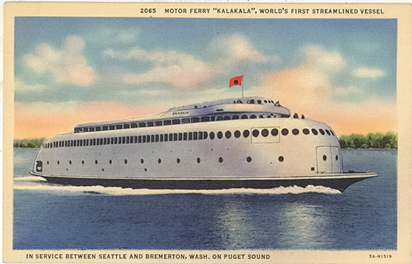Motor Ferry Kalakala, Seattle, WA - Carey's Emporium