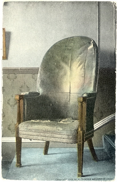 Washington's Chair, Alexandria-Washington Lodge, Alexandria VA - Carey's Emporium
