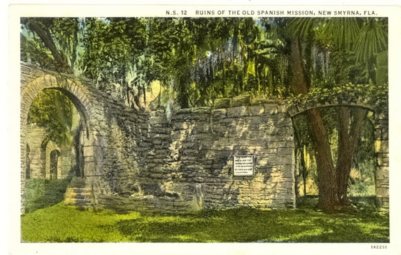 Ruins of The Old Spanish Mission, New Smyrna, FL - Carey's Emporium