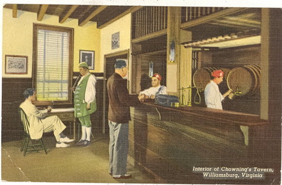 Interior of Chowning's Tavern, Williamsburg, VA - Carey's Emporium