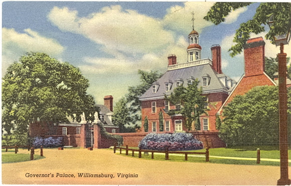 Governor's Palace, Williamsburg, VA - Carey's Emporium