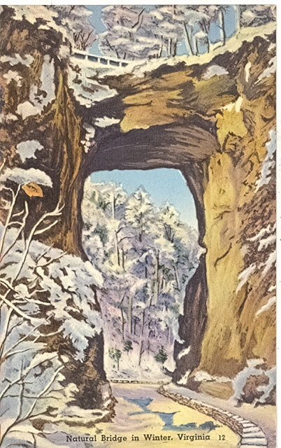 Natural Bridge in Winter, VA - Carey's Emporium
