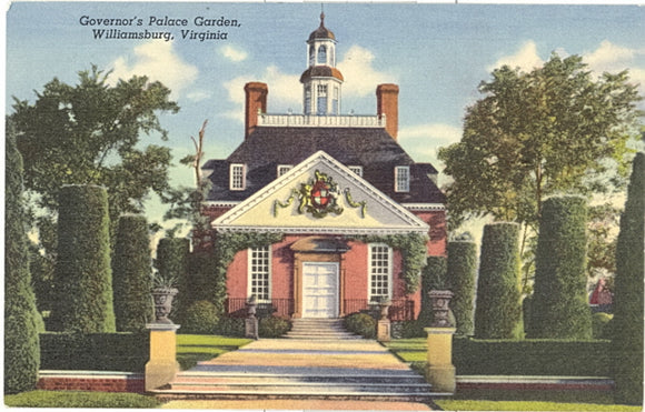 Governor's Palace Garden, Williamsburg, VA - Carey's Emporium