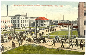 Noon Hour at Buick and Weston-Mott Factories, Flint, MI - Carey's Emporium