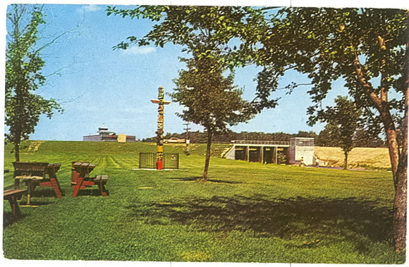 Totem Pole carved by Chief White Wolf in No-Che-Mo Park, Reed City, MI - Carey's Emporium