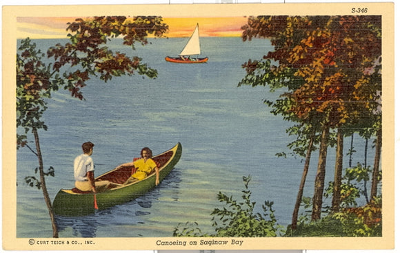 Canoeing on Saginaw Bay, MI - Carey's Emporium