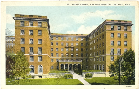 Nurses Home, Harpers Hospital, Detroit, MI - Carey's Emporium