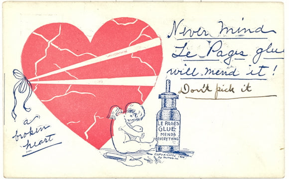 A Broken Heart, Never Mind, Le Pages glue will mend it - Carey's Emporium
