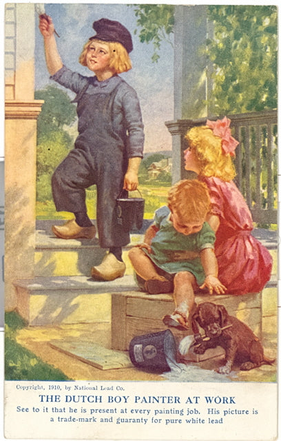 The Dutch Boy Painter At Work - Carey's Emporium
