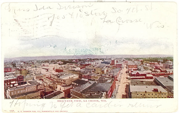 Bird's-Eye View, La Crosse, WI - Carey's Emporium