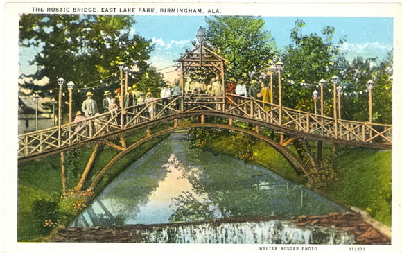 Rustic Bridge, East Lake Park, Birmingham, AL - Carey's Emporium