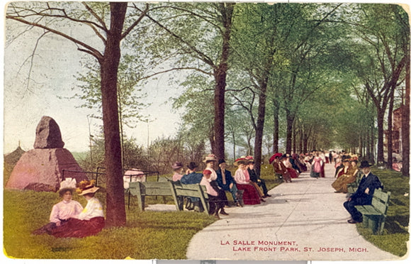 La Salle Monument, Lake Front Park, St. Joseph, MI - Carey's Emporium