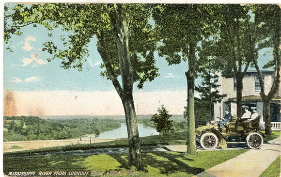 Mississippi River from Lookout Point, Ft. Snelling, St. Paul, MN - Carey's Emporium