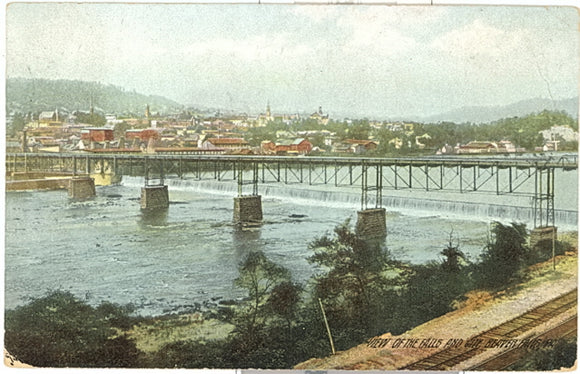 View of the Falls and City, Beaver Falls, PA - Carey's Emporium