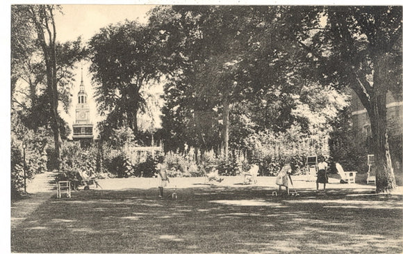 Baker Tower from Hanover Inn Garden, Hanover, NH - Carey's Emporium