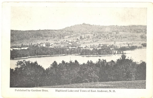 Highland Lake and Town of East Andover, NH - Carey's Emporium