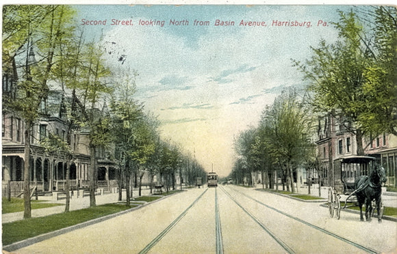 Second Street, Looking North From Basin Avenue, Harrisburg, PA - Carey's Emporium
