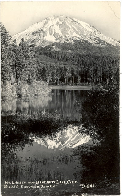 Mt. Lassen from Manzanita Lake, CA - Carey's Emporium