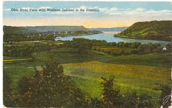 Ohio River view with Madison, Indiana in the Distance, Madison, IN - Carey's Emporium