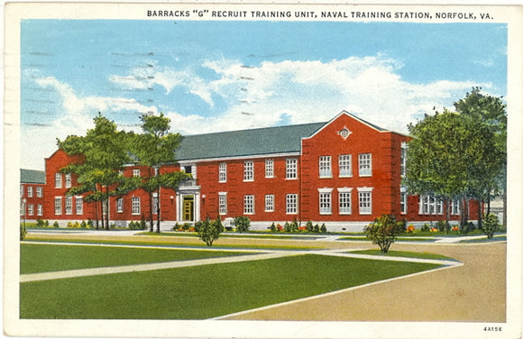 Barracks G Recruit Training Unit, Naval Training Station, Norfolk, VA - Carey's Emporium