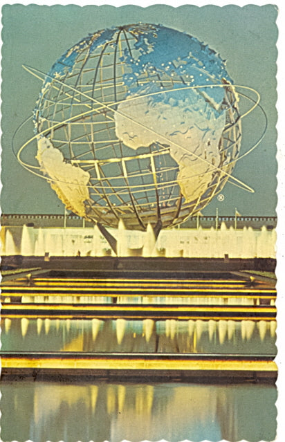 Unisphere, Night Scene, New York World's Fair 1964-65 - Carey's Emporium